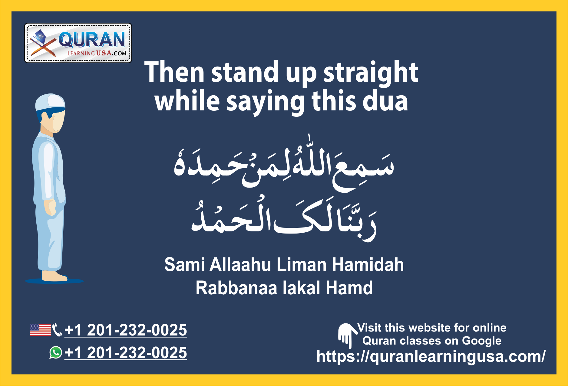 Then stand up straight